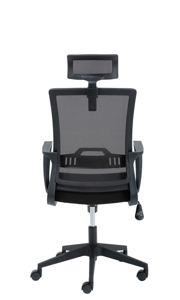 MAYER SITZMÖBEL Drehstuhl, schwarz, mit Kopfstütze MAYER SITZMÖBEL Drehstuhl, schwarz, mit Kopfstütze