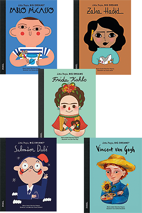 Buchpaket Little People, Big Dreams - Kunst, 5 Bände