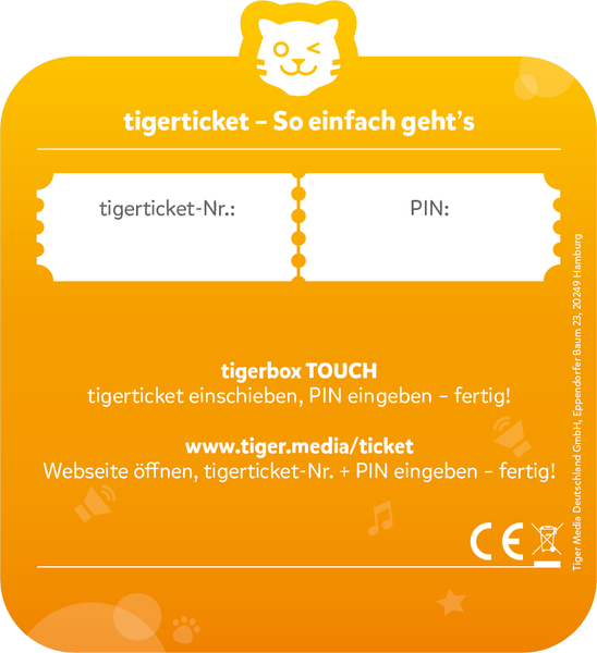 Tigerticket - 12 Monate Tigerticket - 12 Monate