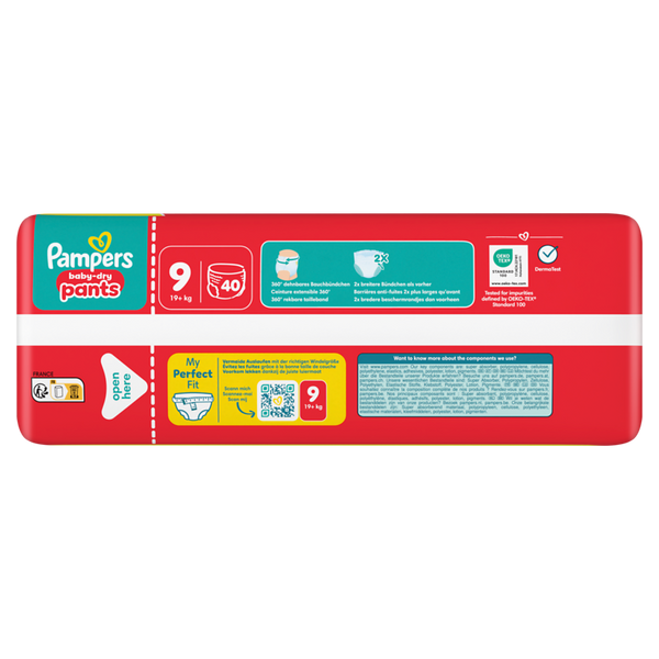PAMPERS Baby Dry Pants Gr. 9, Extra Large 19+ kg, Packungsgröße wählbar