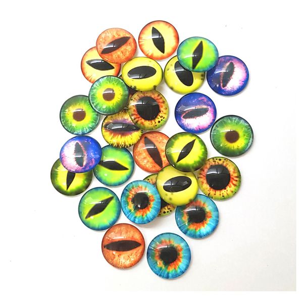 Eye beads, Glass cabochon, Colorful eyes, Knick-knacks, Craft beads