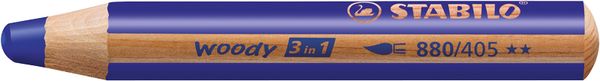 STABILO Woody 3in1 Malstifte, 5 Stück, Farbe wählbar