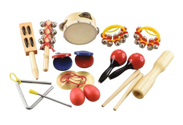 Percussion set, Musikinstrumenten-Set, Kinderinstrumente, Trommel, Rhythmus-Set