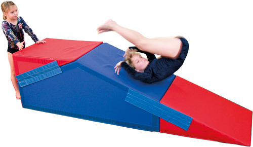 Pyramidenmatte, Wabbelmatte, Schaumstoff, Turnmatte, Kindergerät