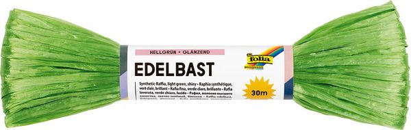 Raffia Edelbast, viscose glänzend, 1 Bund mit 30m, Farbe wählbar