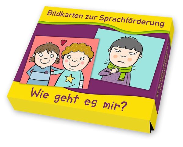 Bildkarten zur Sprachförderung: Wie geht es mir?