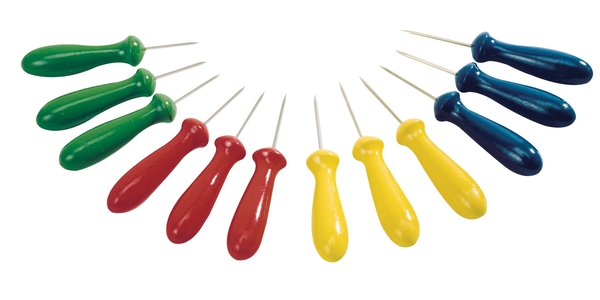 Prickelnadeln "klassisch", L 9 cm, 1 mm Nadel, 12 Stück Prickelnadeln "klassisch", L 9 cm, 1 mm Nadel, 12 Stück