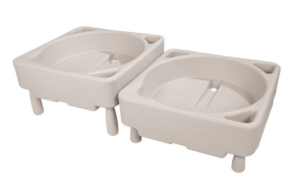 Grosser Sand- und Wasser-Spieltisch - 2er-Set, in verschiedenen Höhen und Farben Grosser Sand- und Wasser-Spieltisch - 2er-Set, in verschiedenen Höhen und Farben