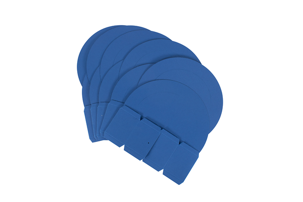 FOLIA Laternen-Rohlinge rund, Fotokarton, Farbe wählbar, Ø 19cm, 5 Stück