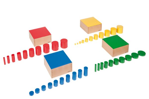 NIENHUIS MONTESSORI Farbige Zylinder NIENHUIS MONTESSORI Farbige Zylinder