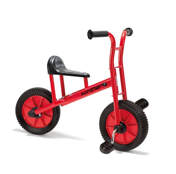Kinderfahrrad, Laufrad, Rot, Stahlrahmen, Pedalen