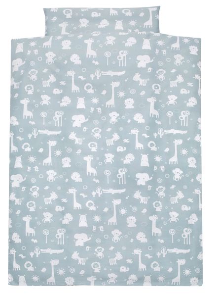 ALVI Bettwäsche Zootiere puderblau, 100 x 135 cm ALVI Bettwäsche Zootiere puderblau, 100 x 135 cm