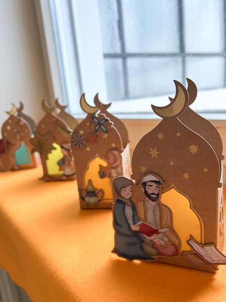 Zuckerfest Tischlichter zum Selbstgestalten – 8 Stück