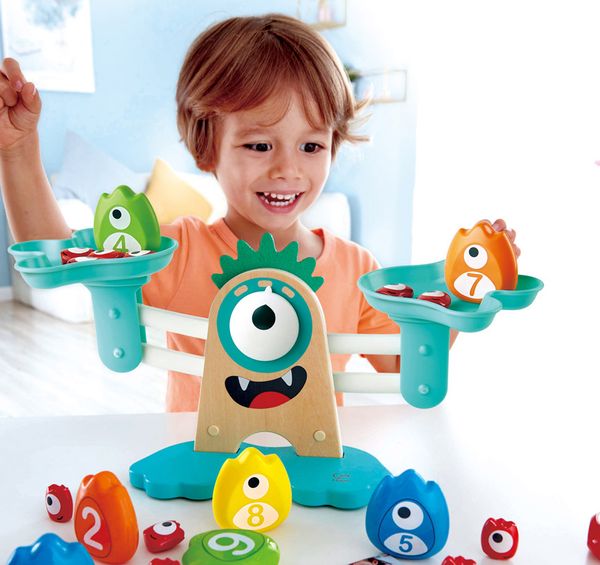 HAPE Monster Waage (Holz / Kunststoff), ab 2 Jahre