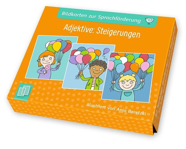Bildkarten zur Sprachförderung: Adjektive: Steigerungen