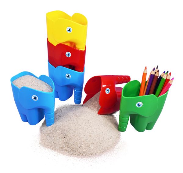 Elefanten-Schaufeln, 6 Stück Elefanten-Schaufeln, 6 Stück