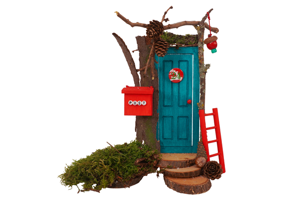 Wichteltür aus Holz, 3 Teile (SONDERANGEBOT)