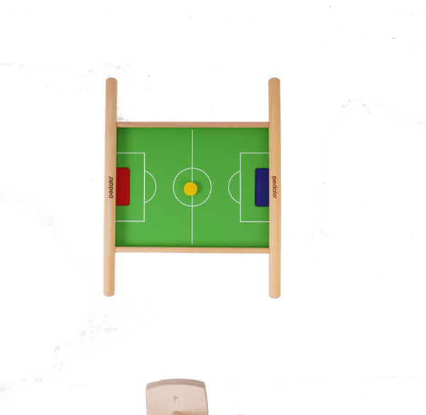 Holzpuzzle, Fußballfeld, Miniaturset, Spielzeug, Holzspielzeug