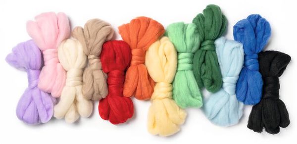 FOLIA Märchenwolle, 12 Farben, ca. 350 g