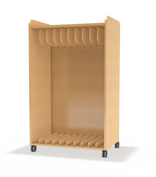 Küchewagen, Kartonwagen, Küchenwagen, Rollwagen, Aufbewahrung