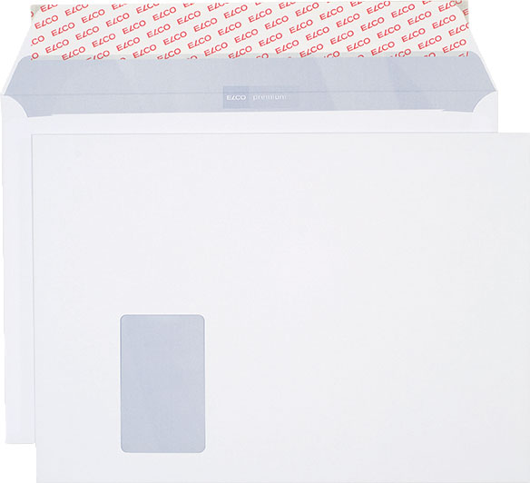 Versandtasche ELCO, C4 mit Fenster, 50 Stück Versandtasche ELCO, C4 mit Fenster, 50 Stück