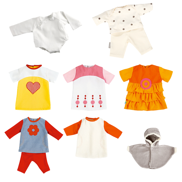 Puppenkleidung-Set, 38 cm, 10-tlg Puppenkleidung-Set, 38 cm, 10-tlg