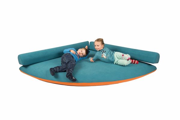 Rundsofa, Sitzsack, Kinderzimmer, Kissenmöbel, Pelzfrei