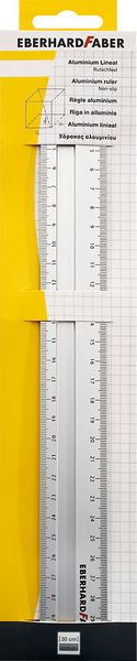 Aluminiumlineal, 30 cm