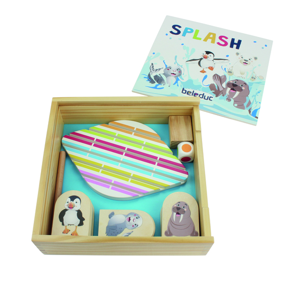 holzbox, puzzle, tierfiguren, segelblume, kugelholz