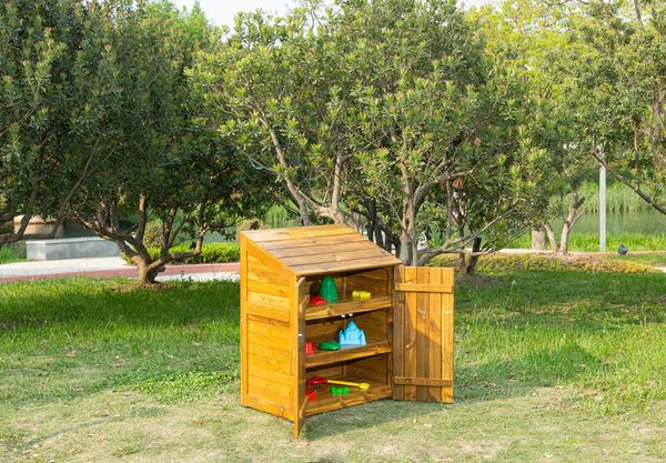 Outdoor-Schrank mit geschlossenen Türen, LxBxH 81 x 50 x 101 cm Outdoor-Schrank mit geschlossenen Türen, LxBxH 81 x 50 x 101 cm