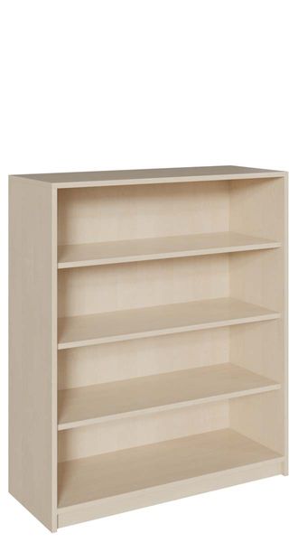 Regal, Bücherregal, Holz, hell, offen, vier Etagen