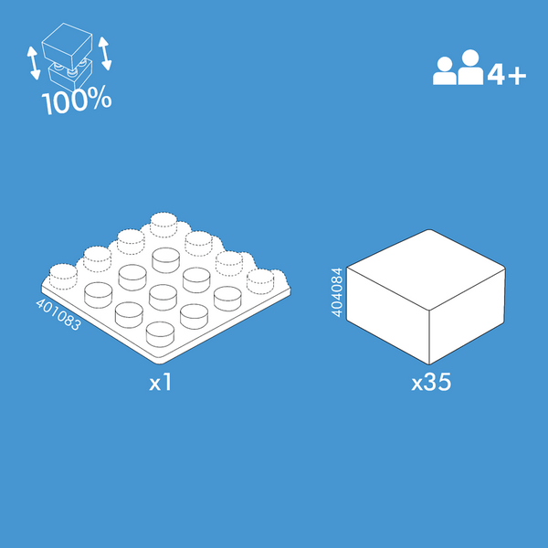 HUBELINO Puzzle - Auf der Baustelle (35-teilig), ab 4 Jahre