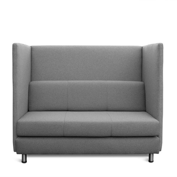 Akustiksofa Komfort, Sitzhöhe 45 cm, Stoff & Farbe wählbar