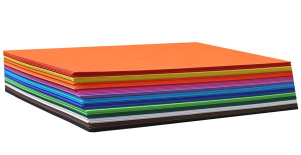 Bunte Schaumstoffplatte, Schaumblatt farbig, Kunst- und Bastelunterlage, Farbiges Karton-/Pappbrett, Mehrfarbige Platten