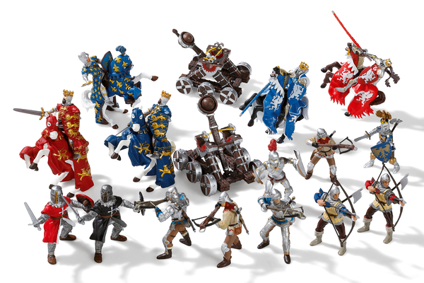 minifigures, medieval, army, figures, toy soldiers