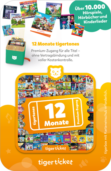 Tigerticket - 12 Monate Tigerticket - 12 Monate