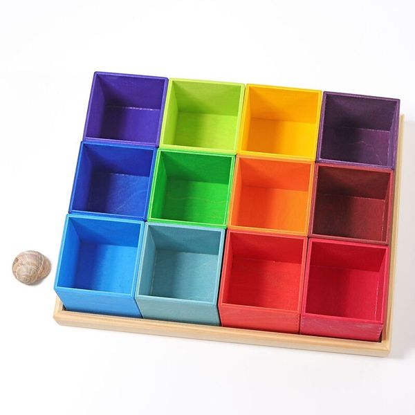 sortiereimer, farbenwürfel, mischwürfel, holzrahmen, spielzeug