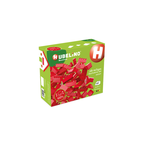 HUBELINO Dachsteine-Set, 68-teilig
