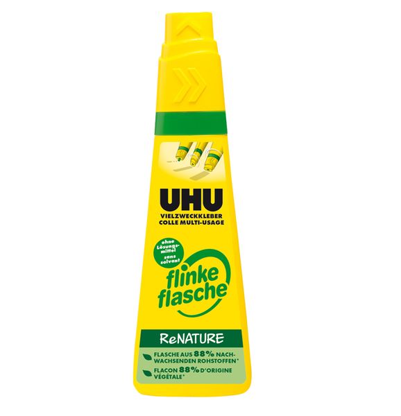 UHU flinke Flasche ReNature, 100 g, ohne Lösungsmittel UHU flinke Flasche ReNature, 100 g, ohne Lösungsmittel