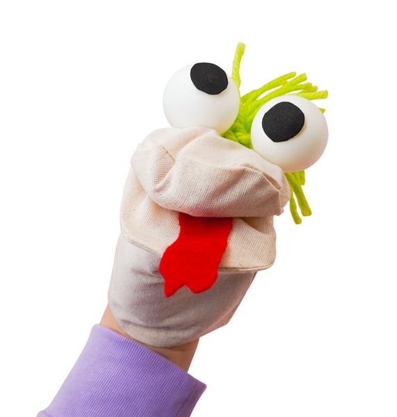 Baumwoll-Handspielpuppe Tier zum selber gestalten, 5er-Set Baumwoll-Handspielpuppe Tier zum selber gestalten, 5er-Set