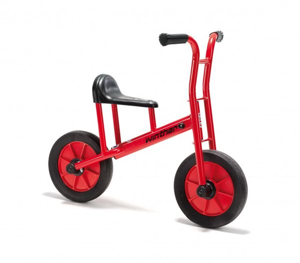 Kinderfahrrad, Rot, Gummi Reifen, Schwarz Sitz, Räder