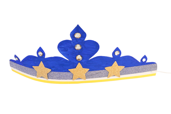 Bastelset Krone, 16 Stück inkl. Schmucksteine Bastelset Krone, 16 Stück inkl. Schmucksteine