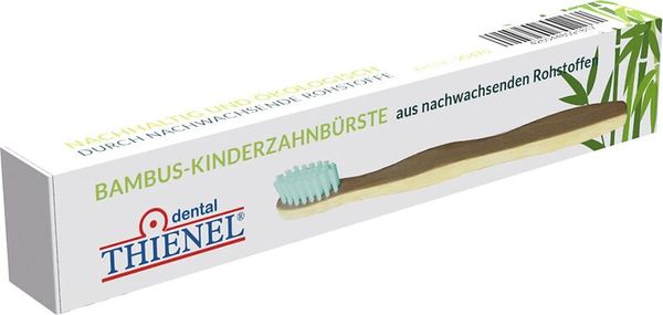 Kinderzahnbürste aus Bambus, 3-7 Jahre, naturfarben, 1 Stück