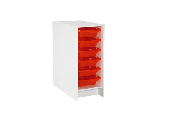 Ergänzendes Regal für modulare Wickelkommode mit 6 Boxen, 36 cm, Farbe wählbar