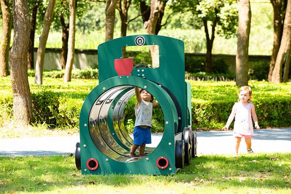 Kriechtunnel -Set Lokomotive & Waggon