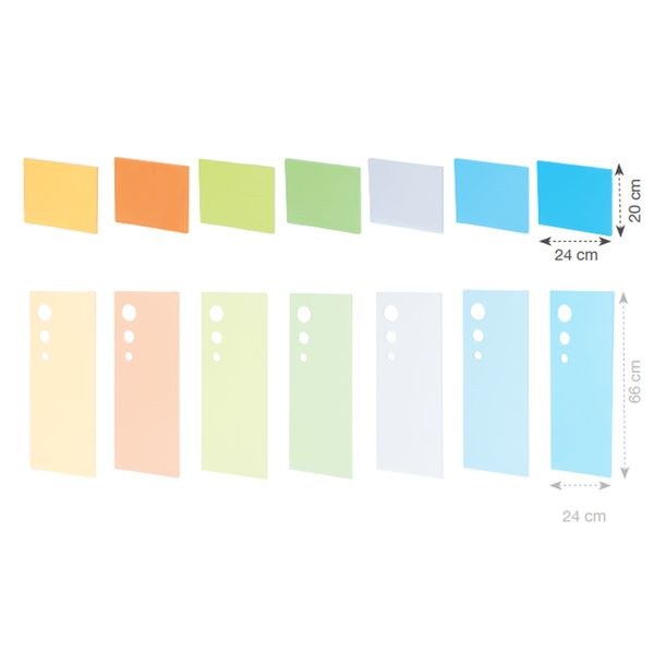 Post-it, Farbswatch, Notizblock, Klebezettel, Banding-Panel