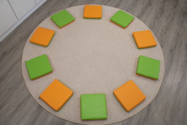 runde, Teppich, Kissen, Stuhlauflagen, Sesselboden