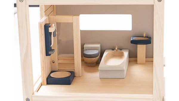 BETZOLD Puppenhaus, 3-stöckig, möbliert