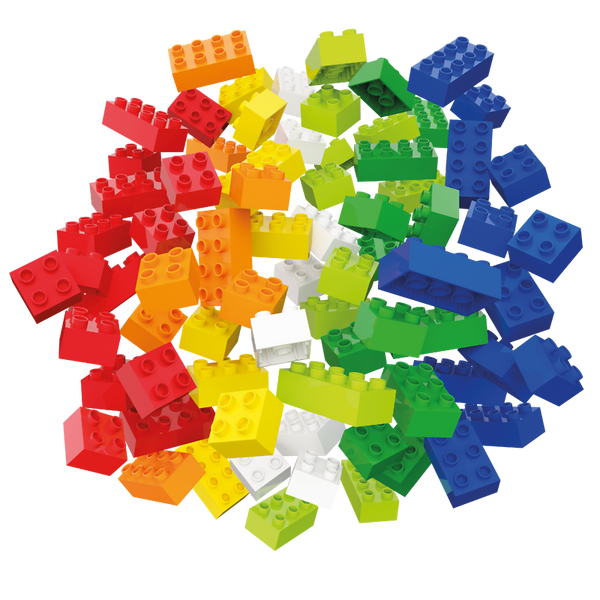 HUBELINO Bausteine Kita-Set, 550-teilig