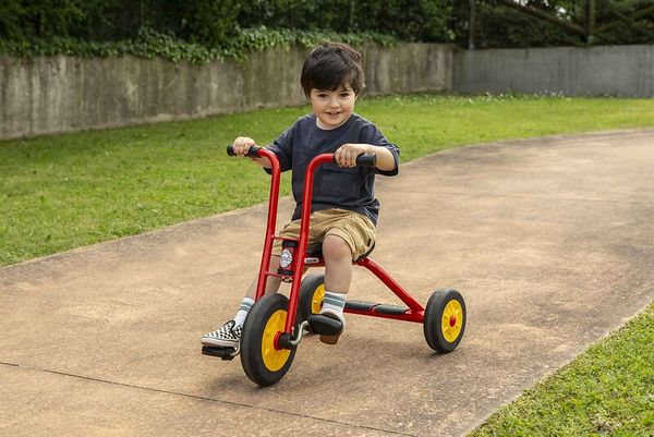 Kinderfahrrad, Dreirad, rot, Gelbrad, Kinderspielzeug